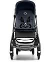 Bugaboo Bugaboo Butterfly Lightweight Stroller - Black/Blue - Ultra-Compact 1 Second Folding System Lights Strollers