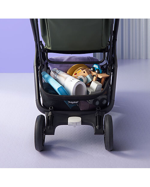 Bugaboo Bugaboo Butterfly Lightweight Stroller - Black/Blue - Ultra-Compact 1 Second Folding System Lights Strollers