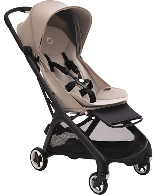 Bugaboo Bugaboo Butterfly Lightweight Stroller - Black/Desert Taupe - Ultra-Compact 1 Second Folding System Lights Strollers