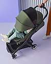 Bugaboo Bugaboo Butterfly Lightweight Stroller - Black/Green - Ultra-Compact 1 Second Folding System Lights Strollers