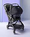 Bugaboo Bugaboo Butterfly Lightweight Stroller - Black/Green - Ultra-Compact 1 Second Folding System Lights Strollers
