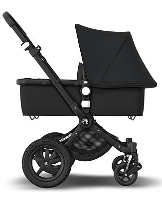 Bugaboo Bugaboo Cameleon 3 Plus Pushchair - Black Canopy - Breezy Breathable seat and Pink Canopy + Black Changing Bag Pushchairs