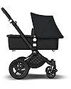 Bugaboo Bugaboo Cameleon 3 Plus Pushchair - Black Frame + Black Textiles - Super versatile Trio and Duo Strollers