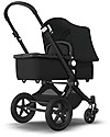 Bugaboo Bugaboo Cameleon 3 Plus Pushchair - Black Frame + Black Textiles - Super versatile Trio and Duo Strollers