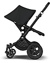 Bugaboo Bugaboo Cameleon 3 Plus Pushchair - Black Frame + Black Textiles - Super versatile Trio and Duo Strollers