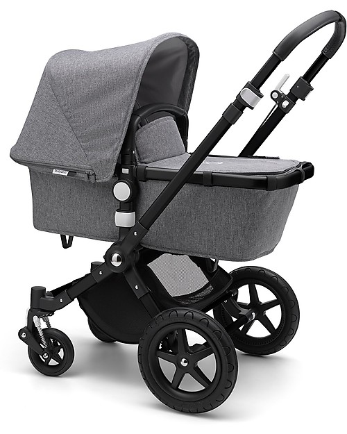 Bugaboo Bugaboo Cameleon 3 Plus Pushchair Black Frame Grey Melange Textiles Super versatile unisex bambini