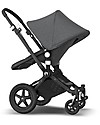 Bugaboo Bugaboo Cameleon 3 Plus Pushchair - Black Frame + Grey Melange Textiles - Super versatile Trio and Duo Strollers