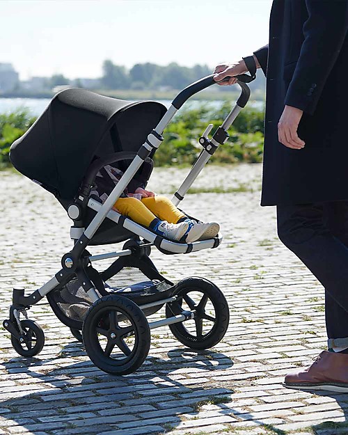 Bugaboo Bugaboo Cameleon 3 Plus Pushchair Black Frame Grey Melange Textiles Super versatile unisex bambini