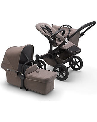 Bugaboo Bugaboo Donkey 3 Duo - Black/Taupe - Converts in mono in 3 clicks! Pushchairs