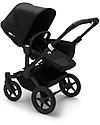 Bugaboo Bugaboo Donkey 3 Mono - Black Frame+BlackTextiles+Black Canopy - Converts in duo in 3 clicks! Double Pushchairs