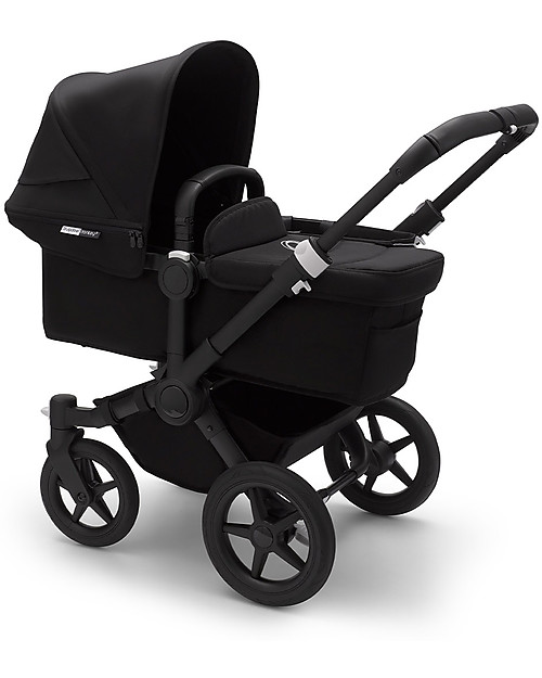 Bugaboo Bugaboo Donkey 3 Mono - Black Frame+BlackTextiles+Black Canopy - Converts in duo in 3 clicks! Double Pushchairs