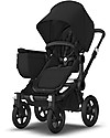 Bugaboo Bugaboo Donkey 3 Mono - Black Frame+BlackTextiles+Black Canopy - Converts in duo in 3 clicks! Double Pushchairs