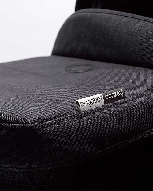 Bugaboo Bugaboo Donkey 3 Mono - Black Frame+Washed BlackTextiles+Washed Black Canopy - Converts in duo in 3 clicks! Double Pushchairs