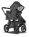 Bugaboo Bugaboo Donkey 3 Mono - Black Frame+Washed BlackTextiles+Washed Black Canopy - Converts in duo in 3 clicks! Double Pushchairs