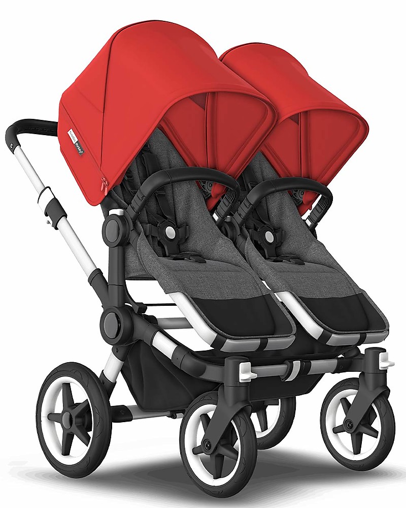 bugaboo donkey 3 twin grey melange