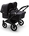 Bugaboo Bugaboo Donkey 3 Twin - Washed Black - Converts in mono in 3 clicks! Double Pushchairs