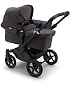 Bugaboo Bugaboo Donkey 5 Mineral Bassinet Fabric Complete - Washed Black Pram Systems