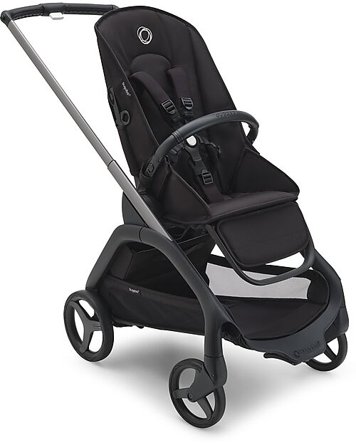 Bugaboo Bugaboo Dragonfly Base Frame Seat Graphite Midnight Black Ultra compact from birth to 15kg unisex bambini