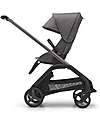 Bugaboo Bugaboo Dragonfly Complete - Seat Frame & Canopy - Graphite Grey Melange - Ultra-compact from birth to 15kg Pushchairs