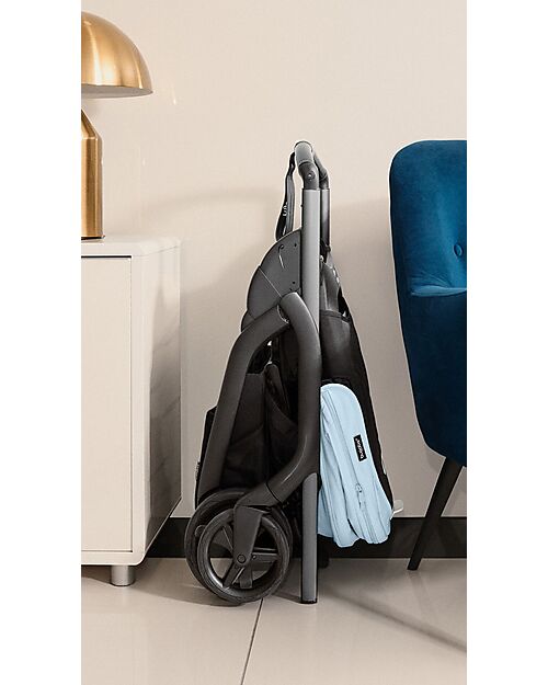 Bugaboo Bugaboo Dragonfly Complete - Seat Frame & Canopy - Graphite Grey Melange - Ultra-compact from birth to 15kg Pushchairs