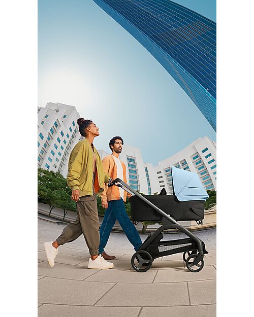 Bugaboo Bugaboo Dragonfly Complete - Seat Frame & Canopy - Graphite Grey Melange - Ultra-compact from birth to 15kg Pushchairs