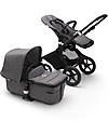 Bugaboo Bugaboo Fox 2 All-terrain Seat and Bassinet Complete Stroller - Black Frame+ Black Textiles+Black Canopy Pushchairs