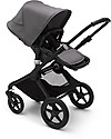 Bugaboo Bugaboo Fox 2 All-terrain Seat and Bassinet Complete Stroller - Black Frame+ Black Textiles+Black Canopy Pushchairs