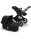 Bugaboo Bugaboo Fox 2 All-terrain Seat and Bassinet Complete Stroller - Black Frame+ Black Textiles+Black Canopy Pushchairs