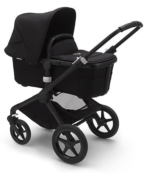 Bugaboo Bugaboo Fox 2 All-terrain Seat and Bassinet Complete Stroller - Black Frame+ Black Textiles+Black Canopy Pushchairs