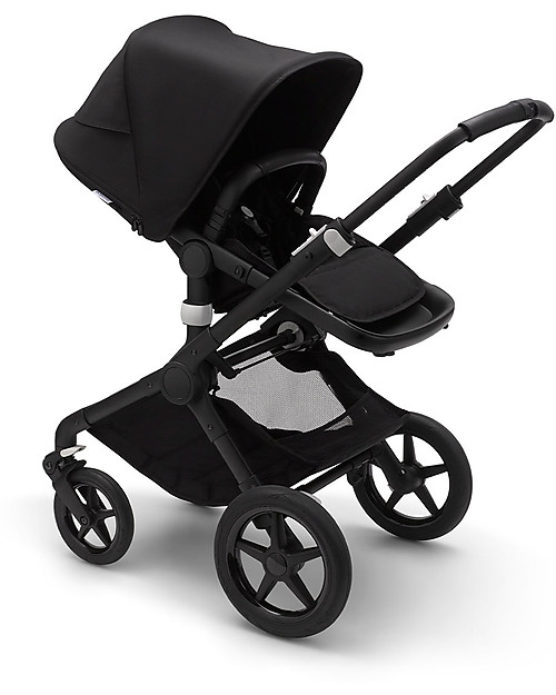 Bugaboo Bugaboo Fox 2 All-terrain Seat and Bassinet Complete Stroller - Black Frame+ Black Textiles+Black Canopy Pushchairs