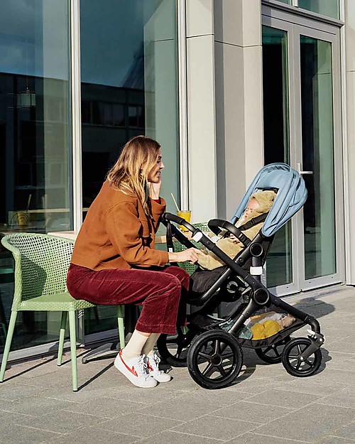 Bugaboo Bugaboo Fox 2 All-terrain Seat and Bassinet Complete Stroller - Black Frame+ Black Textiles+Black Canopy Pushchairs