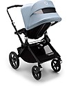 Bugaboo Bugaboo Fox 2 All-terrain Seat and Bassinet Complete Stroller - Black Frame+ Black Textiles+Vapor Blue Canopy Pushchairs