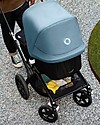 Bugaboo Bugaboo Fox 2 All-terrain Seat and Bassinet Complete Stroller - Black Frame+ Black Textiles+Vapor Blue Canopy Pushchairs