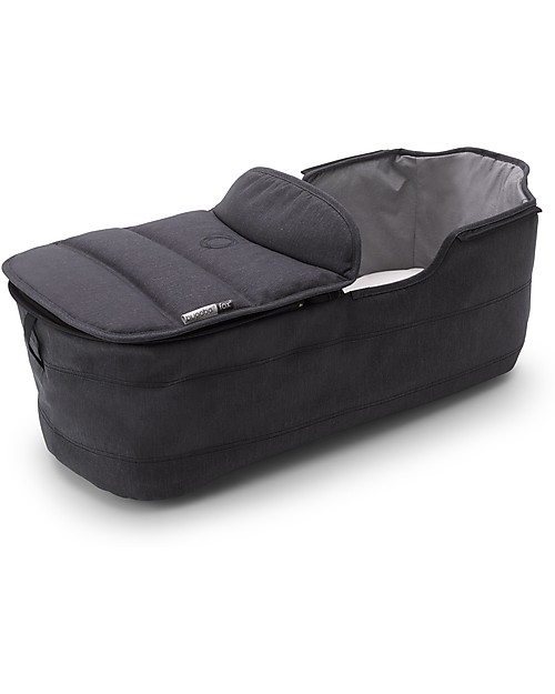Bugaboo Bugaboo Fox 2 All-terrain Seat and Bassinet Complete Stroller - Black Frame+ Washed Black Textiles+Washed Black Canopy Pushchairs