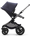 Bugaboo Bugaboo Fox 3 Classic Complete - Pram and Pushchair - Graphite Frame + Dark Navy Cover and Canopy Trio and Duo Strollers