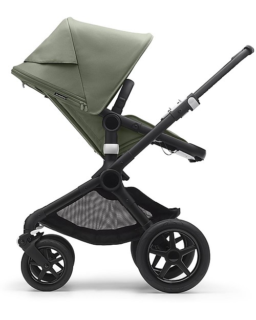 Bugaboo Bugaboo Fox 3 Complete - Pram and Pushchair - Black Frame + Forest Green Cover and Canopy Pushchairs