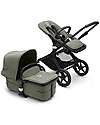 Bugaboo Bugaboo Fox 3 Complete - Pram and Pushchair - Black Frame + Forest Green Cover and Canopy Pushchairs