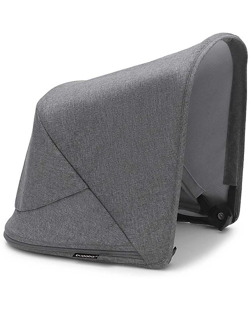 Bugaboo Bugaboo Fox 3 Complete - Pram and Pushchair - Black Frame + Gray Mélange Cover and Canopy Trio and Duo Strollers