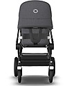 Bugaboo Bugaboo Fox 3 Complete - Pram and Pushchair - Black Frame + Gray Mélange Cover and Canopy Trio and Duo Strollers