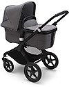 Bugaboo Bugaboo Fox 3 Complete - Pram and Pushchair - Black Frame + Gray Mélange Cover and Canopy Trio and Duo Strollers