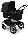 Bugaboo Bugaboo Fox 3 Complete - Pram and Stroller - Black Frame+  Midnight Black Textiles and Canopy Trio and Duo Strollers