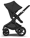 Bugaboo Bugaboo Fox 3 Complete - Pram and Stroller - Black Frame+  Midnight Black Textiles and Canopy Trio and Duo Strollers