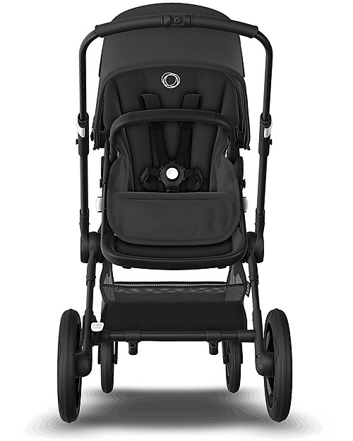 Bugaboo Bugaboo Fox 3 Complete - Pram and Stroller - Black Frame+  Midnight Black Textiles and Canopy Trio and Duo Strollers