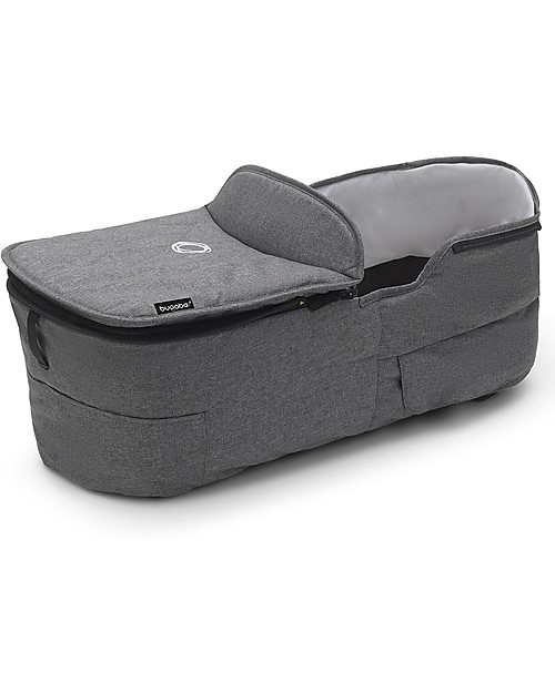 Bugaboo Bugaboo Fox 3 Complete - Pram and Stroller - Graphite Frame+  Grey Melange Textiles and Canopy Trio and Duo Strollers