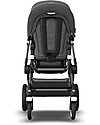 Bugaboo Bugaboo Fox 3 Complete - Pram and Stroller - Graphite Frame+  Grey Melange Textiles and Canopy Trio and Duo Strollers