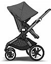 Bugaboo Bugaboo Fox 3 Complete - Pram and Stroller - Graphite Frame+  Grey Melange Textiles and Canopy Trio and Duo Strollers