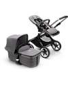 Bugaboo Bugaboo Fox 3 Complete - Pram and Stroller - Graphite Frame+  Grey Melange Textiles and Canopy Trio and Duo Strollers
