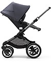 Bugaboo Bugaboo Fox 3 Complete - Pram and Stroller - Graphite Frame+  Stormy Blue Textiles and Canopy Trio and Duo Strollers