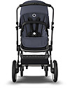 Bugaboo Bugaboo Fox 3 Complete - Pram and Stroller - Graphite Frame+  Stormy Blue Textiles and Canopy Trio and Duo Strollers