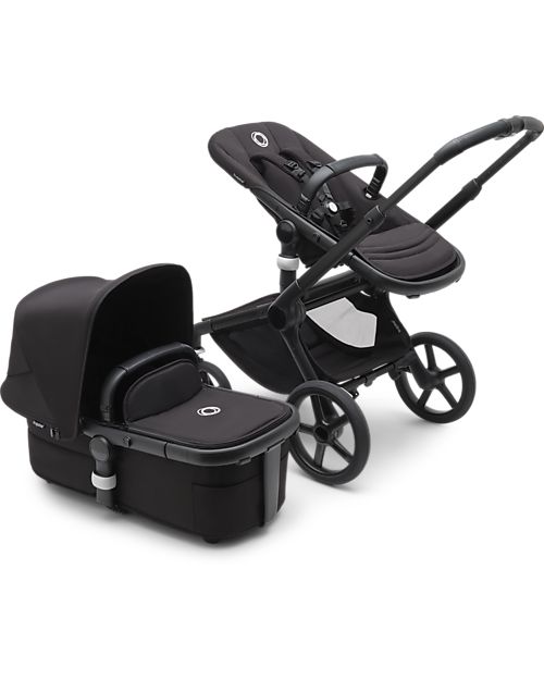 Bugaboo Bugaboo Fox5 Complete Set - Black Midnight Black - from Birth to 22kg Trio and Duo Strollers
